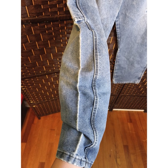 Vintage Wrangler Carpenter Jeans 34x29 Blue Denim Straight Leg Workwear - Picture 5 of 15